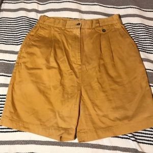 Vintage GUESS Country Club Mustard Shorts